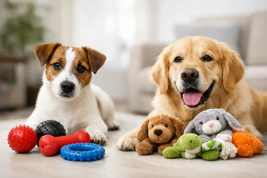 Rubber Versus Plush Dog Toys for Every Pup
