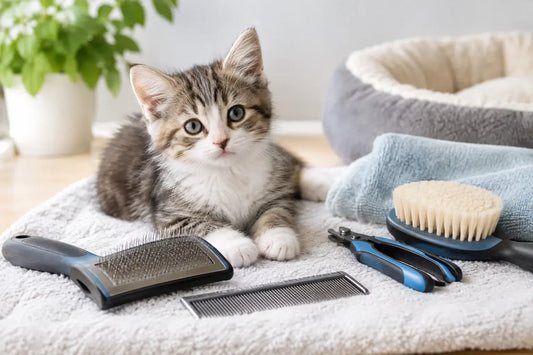 Kitten Grooming Supplies for a Calm Start