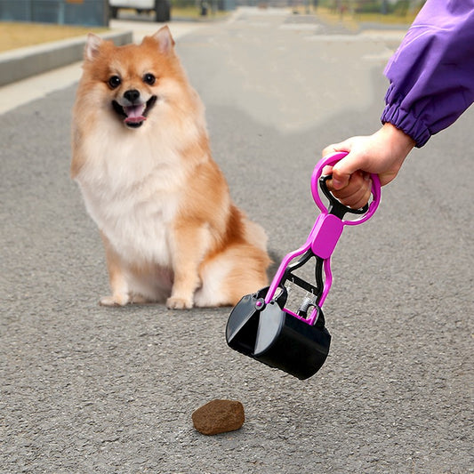 Foldable Pet Pooper Scooper - Portable Dog Waste Pickup Tool