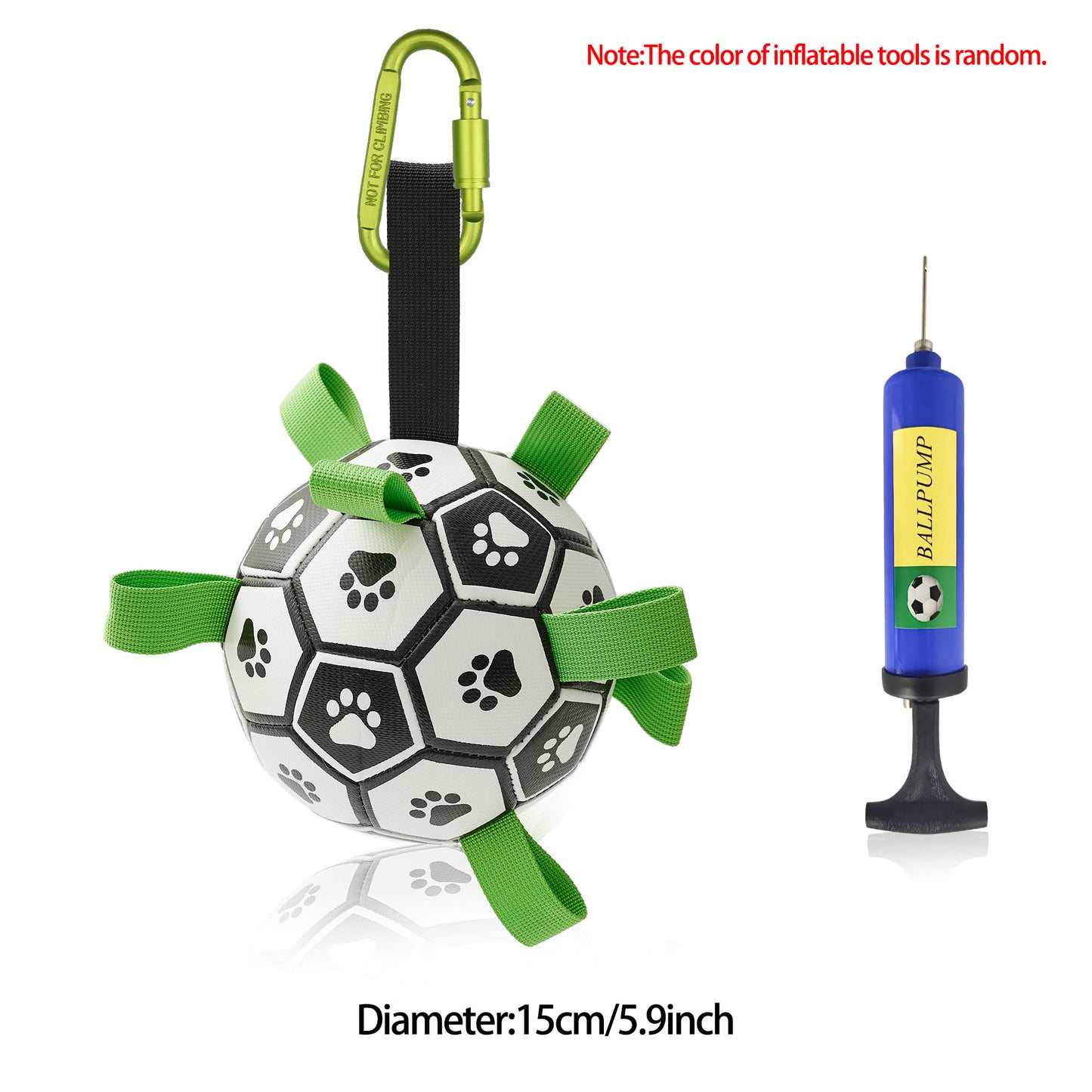 Interactive Dog Football - Inflatable Soccer Training Ball for Dogs
