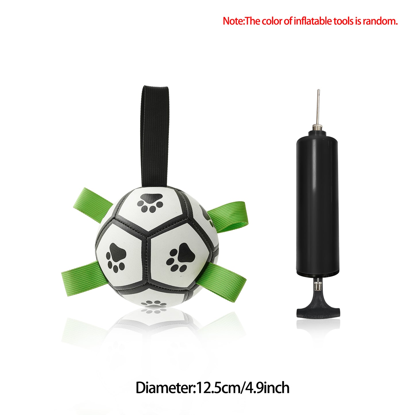 Interactive Dog Football - Inflatable Soccer Training Ball for Dogs