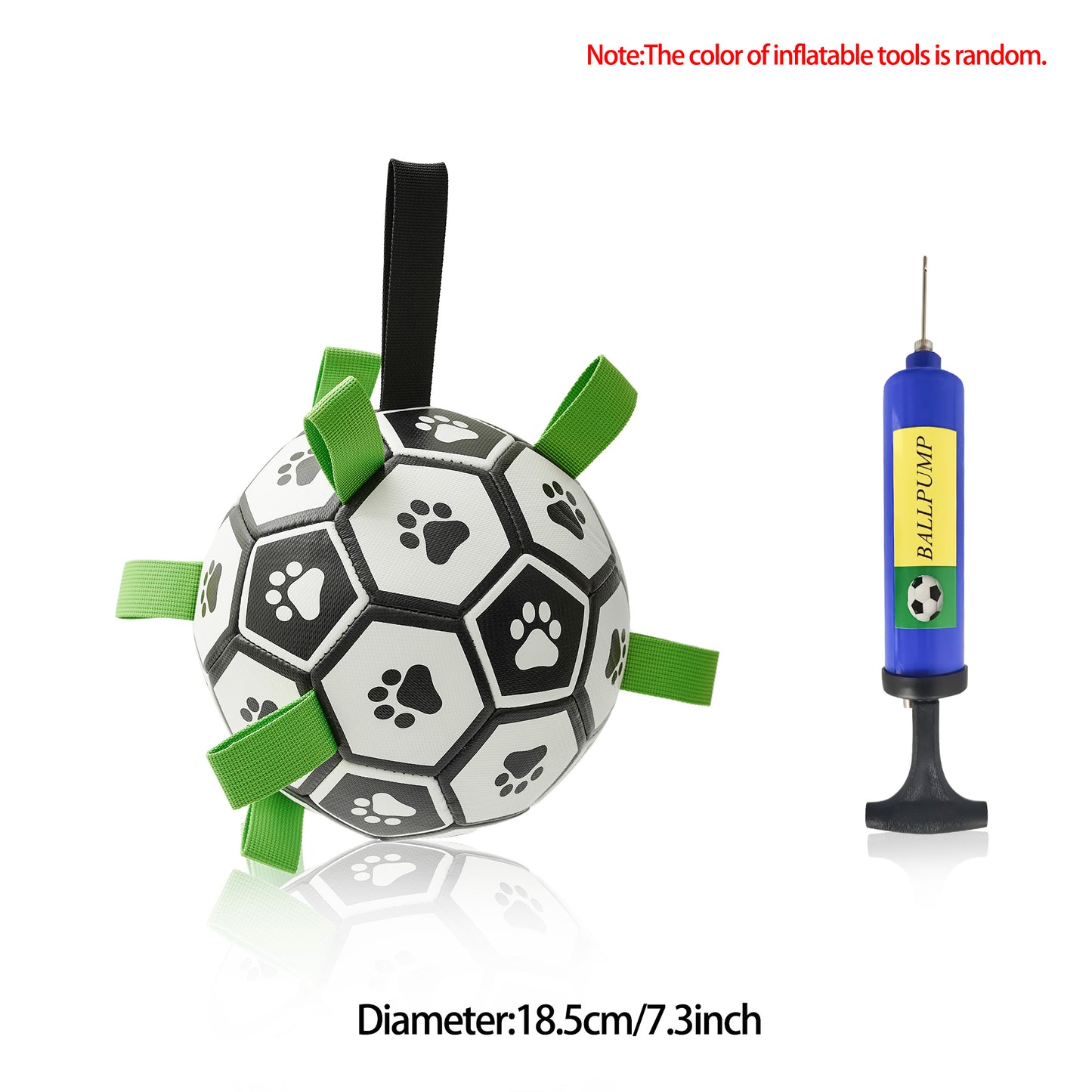 Interactive Dog Football - Inflatable Soccer Training Ball for Dogs