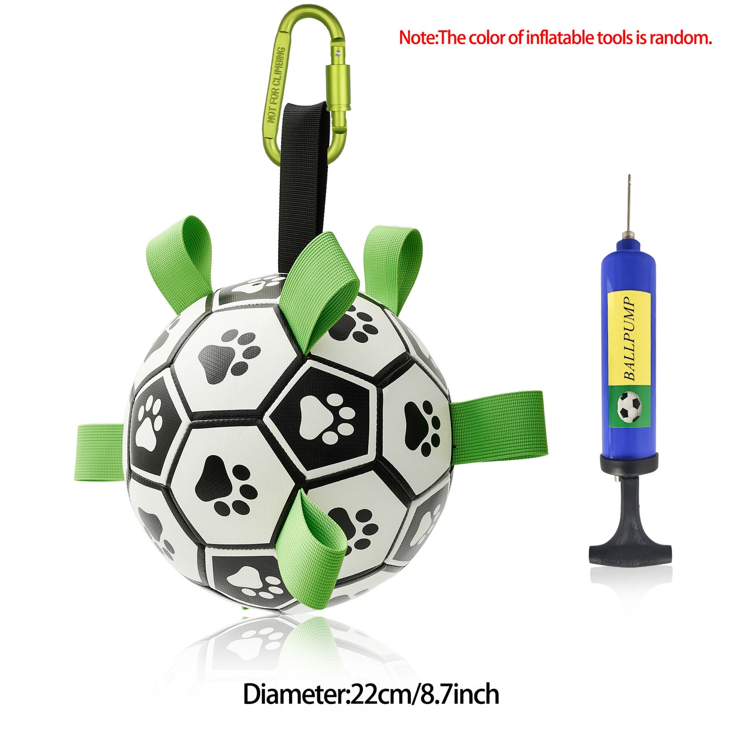 Interactive Dog Football - Inflatable Soccer Training Ball for Dogs