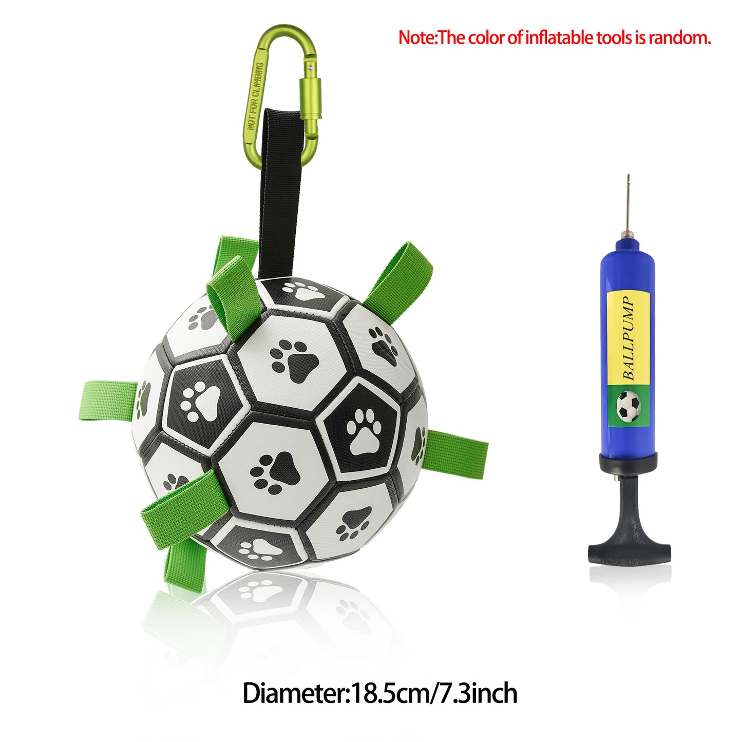 Interactive Dog Football - Inflatable Soccer Training Ball for Dogs