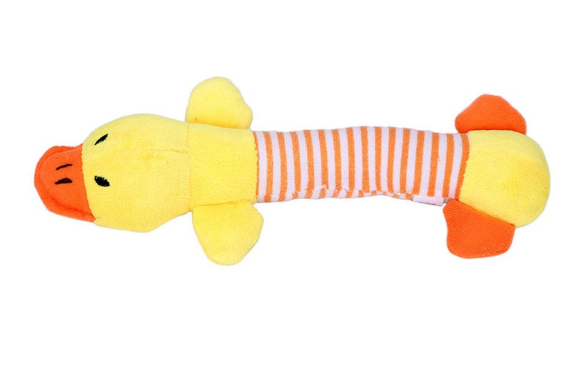 Squeaky Plush Dog Toy - Funny Sound Interactive Chew Toy