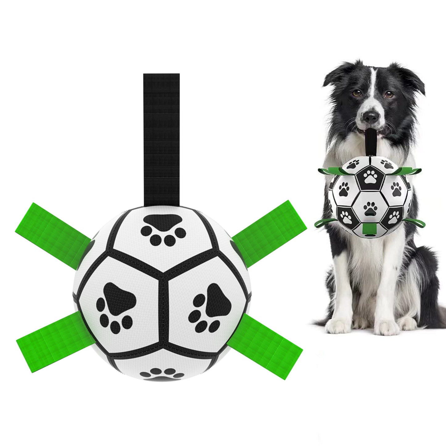 Interactive Dog Football - Inflatable Soccer Training Ball for Dogs