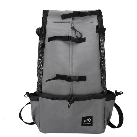 Portable Dog Carrier Backpack - Hands-Free Travel Pet Bag