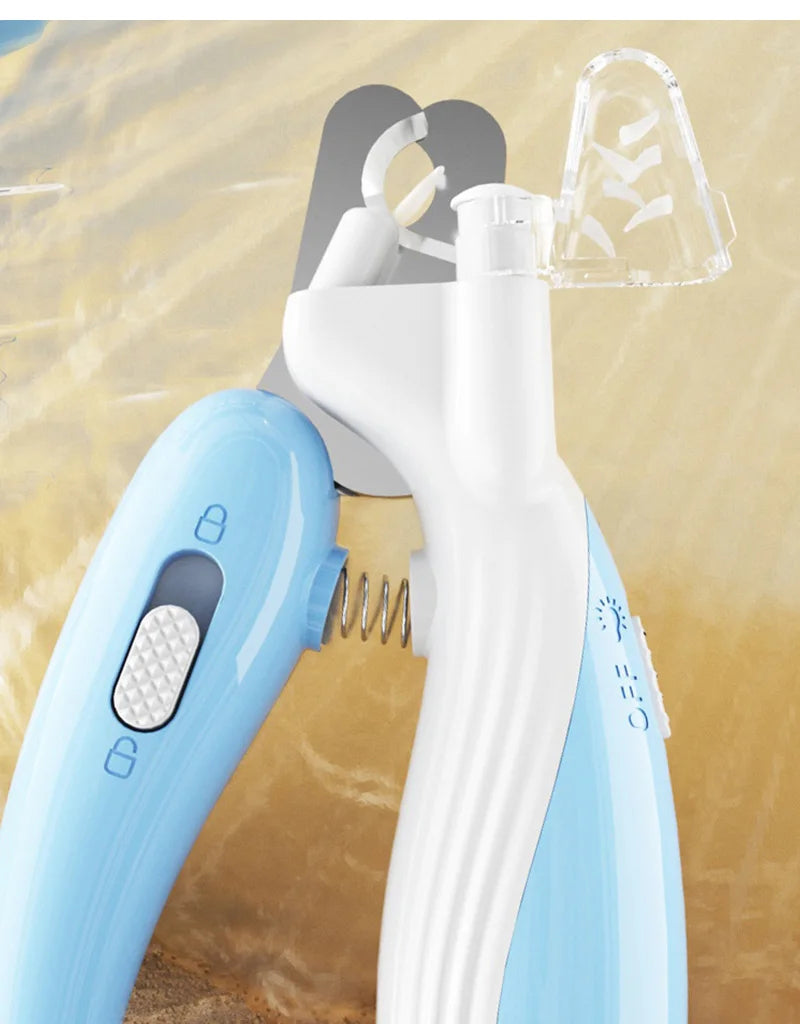 LED Pet Nail Clippers & Grinder - Safe Grooming Tool for Dogs & Cats