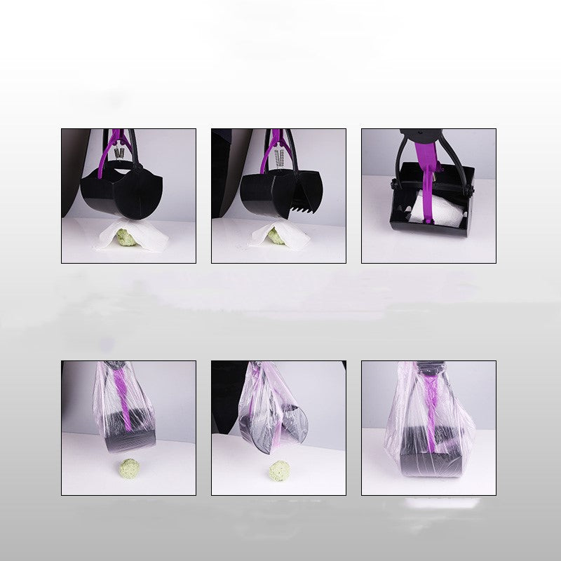 Foldable Pet Pooper Scooper - Portable Dog Waste Pickup Tool