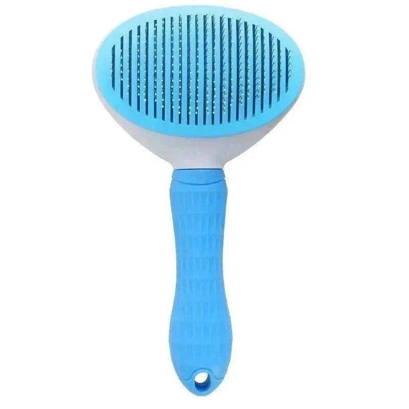 Dog Grooming Brush Massage Comb with Easy Clean FeatureThe Dog Grooming Brush Massage Comb with Easy Clean Feature is designed to gently remove loose hair while eliminating tangles, knots, dander, and trapped dirt. IdealHappy PawsHappy PawsDog Grooming Brush