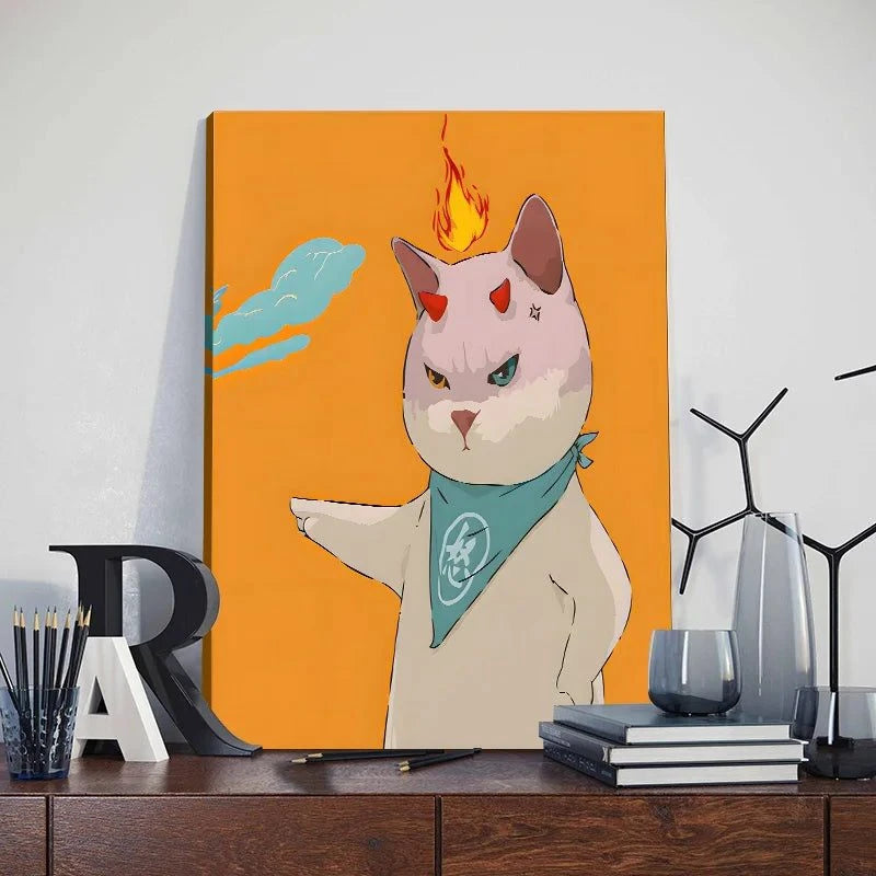 Funny Cute Cat Framed Canvas Wall Art🐾 Quirky Wall Art for Cat Lovers
Bring a playful touch to your space with this Funny Cute Cat Framed Canvas Wall Art! Featuring an adorable cat holding a phone, thiHappy PawsHappy PawsFunny Cute Cat Framed Canvas