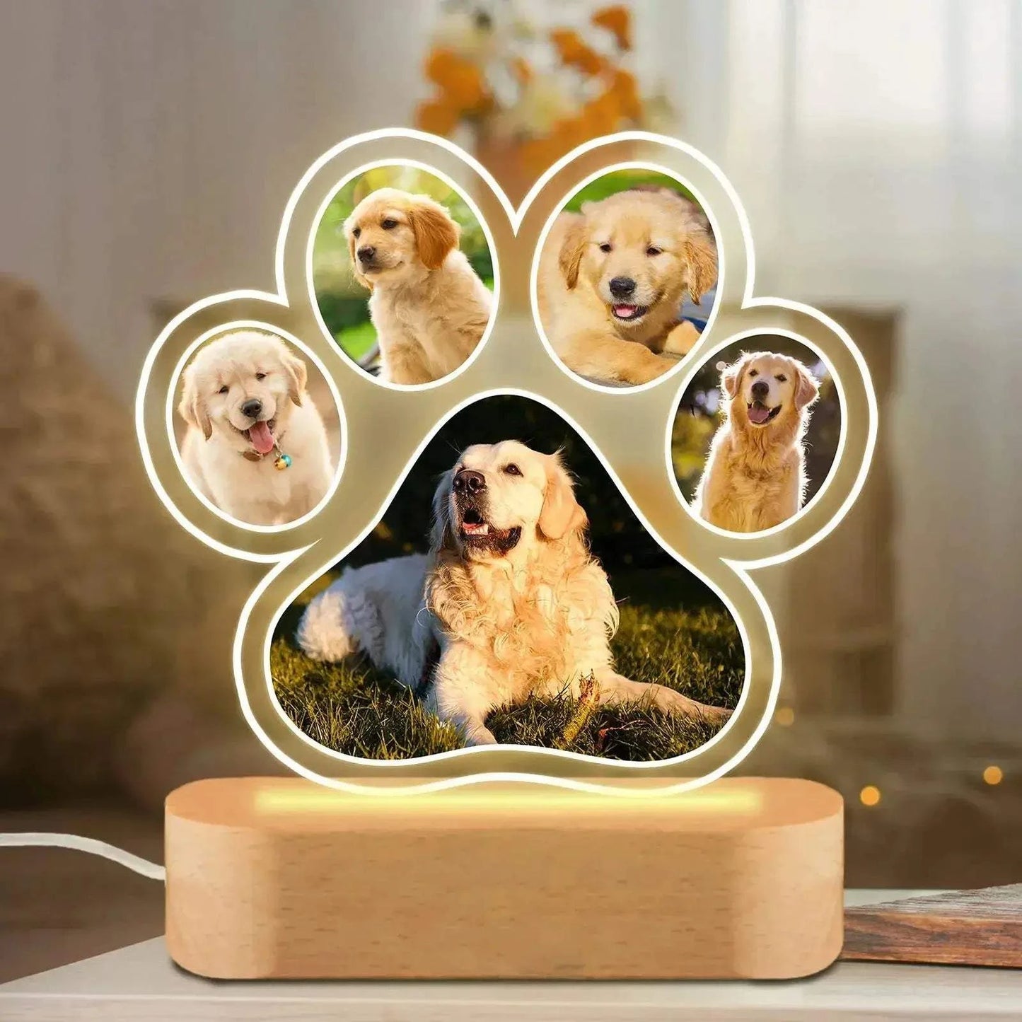 Personalized Dog Paw Photo FramePersonalized Dog Paw Photo Frame
🐾 A Beautiful Way to Cherish Your Best Friend
Your dog isn’t just a pet — they’re family.
Capture your favorite memory with this PeHappy PawsHappy PawsPersonalized Dog Paw Photo Frame