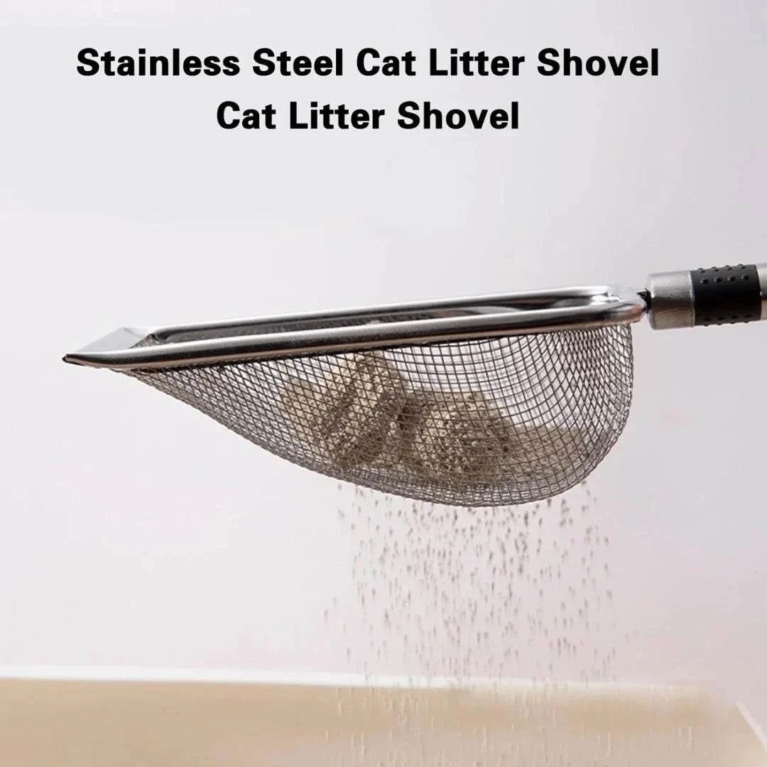 Heavy Duty Stainless Steel Cat Litter Scoop SifterHeavy Duty Stainless Steel Cat Litter Scoop Sifter


🐾 Stainless Steel Cat Litter Scoop with Ergonomic Handle

Make litter box cleaning faster, easier, and more hygHappy PawsHappy PawsHeavy Duty Stainless Steel Cat Litter Scoop