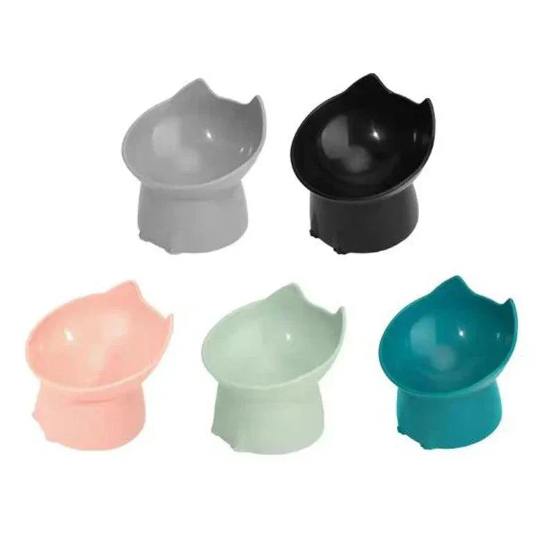 Elevated Cat Dog Neck Supporting Bowl