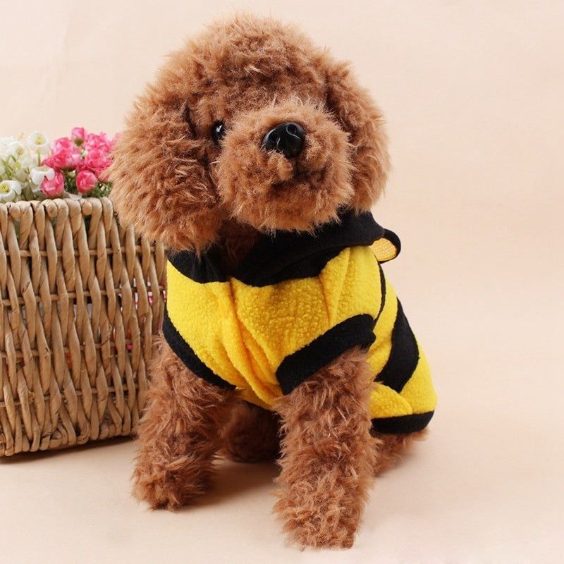 Bee Dog Hoodie Costume Fleece Sweater for Pets🐝 Bee Dog Hoodie Costume Fleece Sweater for Pets
Turn your furry friend into the cutest little buzz-maker with this Bee Dog Hoodie Costume Fleece Sweater. Designed Happy PawsHappy PawsBee Dog Hoodie