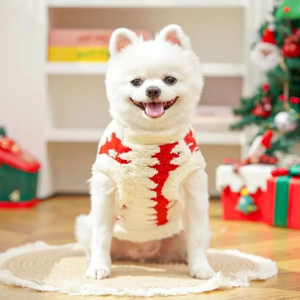 Christmas Dog Sweatshirt Warm Velvet Puppy Hoodie🎄 Christmas Dog Sweatshirt – Windproof Velvet Winter Hoodie
Make your pup holiday-ready with this Christmas Dog Sweatshirt, designed to keep your furry friend warm,Happy PawsHappy PawsChristmas Dog Sweatshirt
