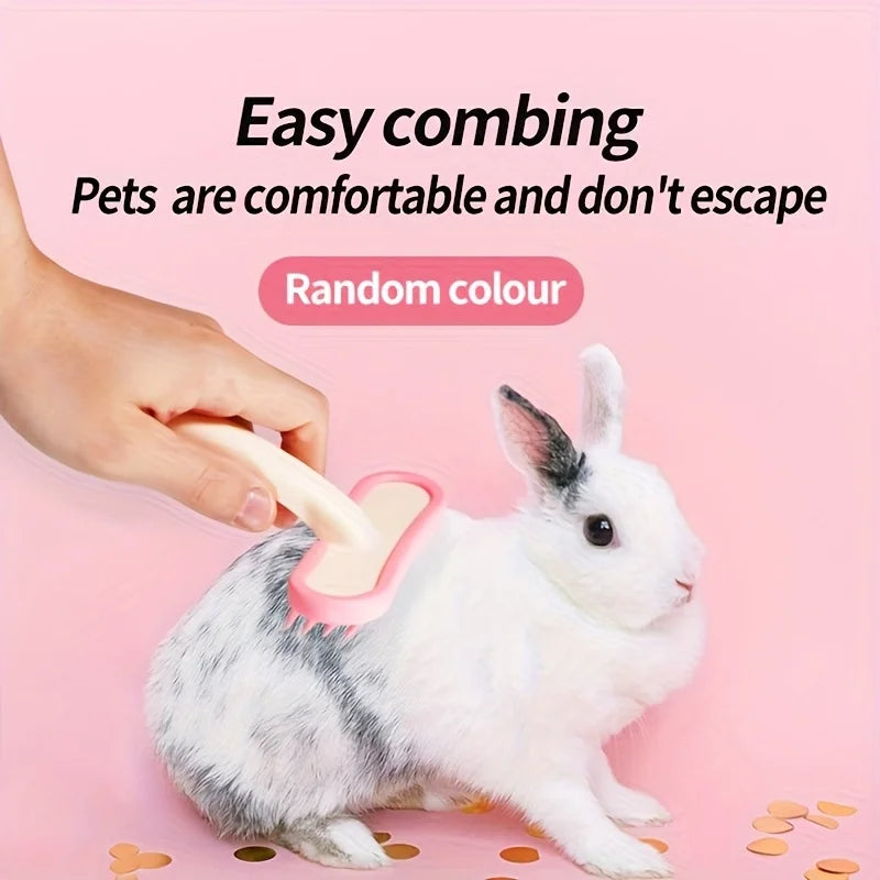 Gentle Pet Grooming Brush for Cats Dogs & Rabbits
