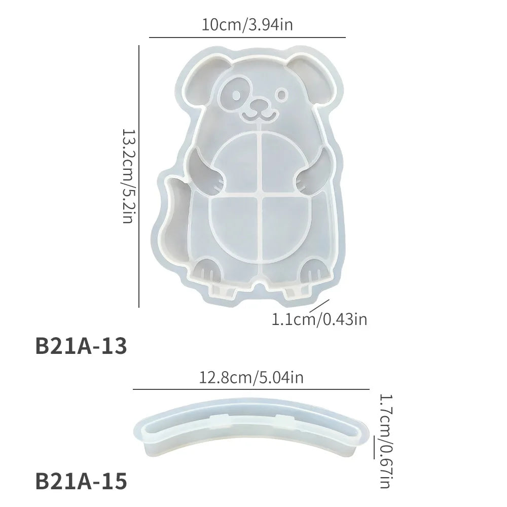 Animal Photo Frame Silicone Mold for DIY Resin