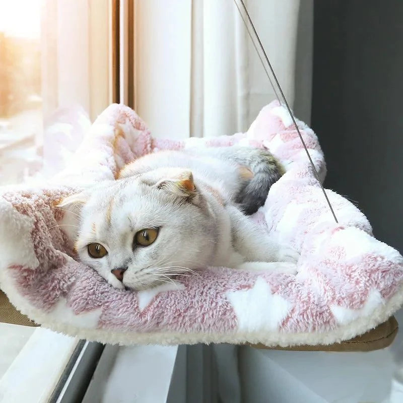 Window Cat Hammock Bed Hanging Sunny Seat🐱 Window Cat Hammock Bed – Heavy Duty Support 20kg
Give your cat the perfect sunny lounging spot with this Window Cat Hammock Bed, designed for comfort, safety, andHappy PawsHappy PawsWindow Cat Hammock Bed