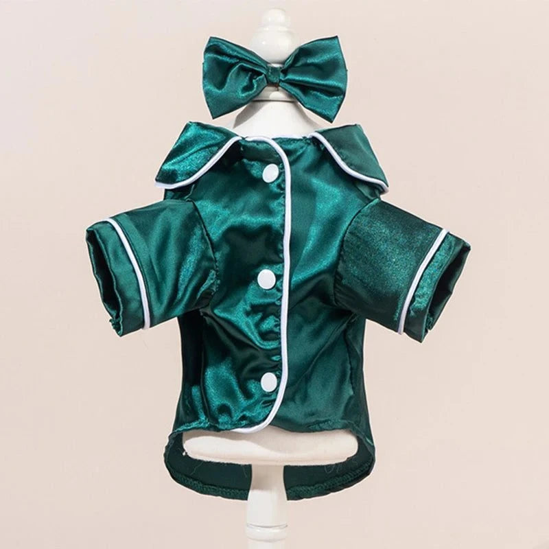 Dog Pajamas Shirt for Small & Medium Dogs🐶 Lightweight Dog Pajamas Shirt for Small &amp; Medium Dogs
Keep your furry friend comfortable and stylish with this Lightweight Dog Pajamas Shirt, designed for smaHappy PawsHappy PawsLightweight Dog Pajamas Shirt