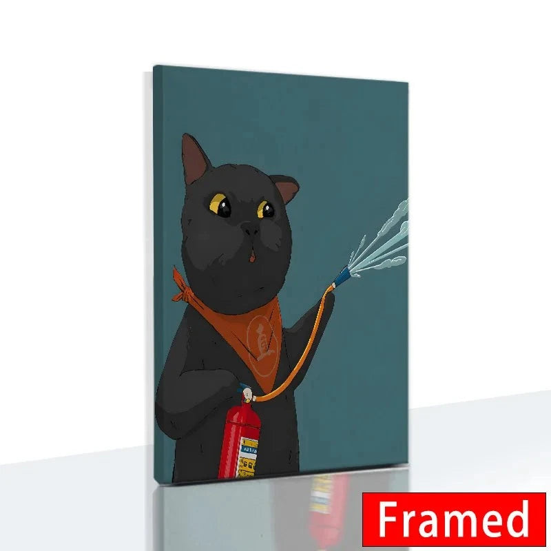 Funny Cute Cat Framed Canvas Wall Art🐾 Quirky Wall Art for Cat Lovers
Bring a playful touch to your space with this Funny Cute Cat Framed Canvas Wall Art! Featuring an adorable cat holding a phone, thiHappy PawsHappy PawsFunny Cute Cat Framed Canvas