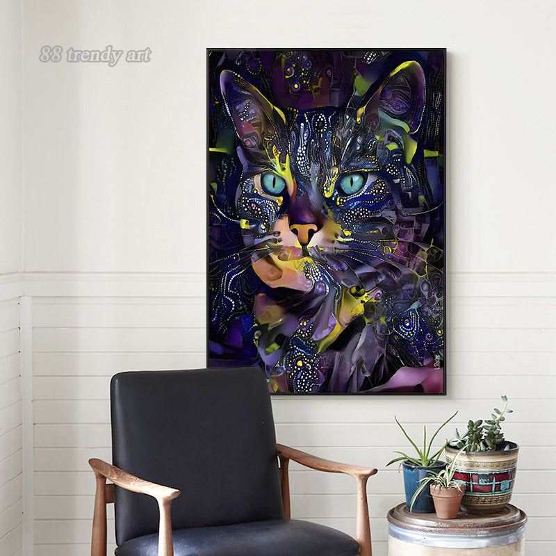 Abstract Colorful Pop Art Cat Canvas Wall Decor🐾 Bring Color and Personality to Your Walls

Transform your living space with this Abstract Colorful Pop Art Cat Canvas Wall Decor! Featuring playful pop art-inspirHappy PawsHappy PawsAbstract Colorful Pop Art