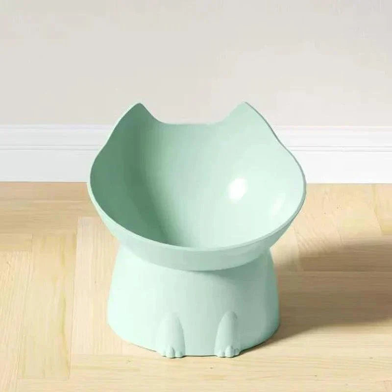 Elevated Cat Dog Neck Supporting Bowl