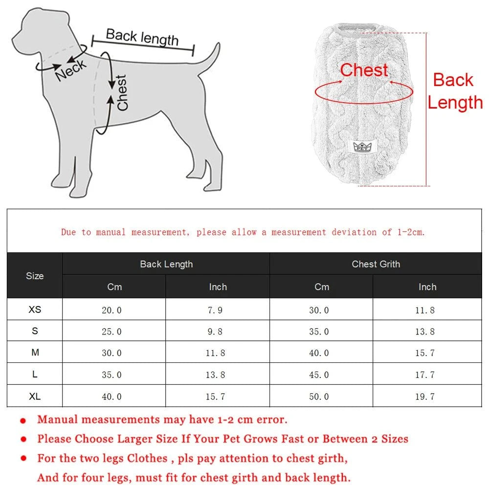 Soft Fleece Dog Sweater for Small Dogs & Cats🐶 Soft Fleece Dog Sweater for Small Dogs &amp; Cats
Keep your furry friend warm and cozy during colder months with this Soft Fleece Dog Sweater designed for small dHappy PawsHappy PawsSoft Fleece Dog Sweater
