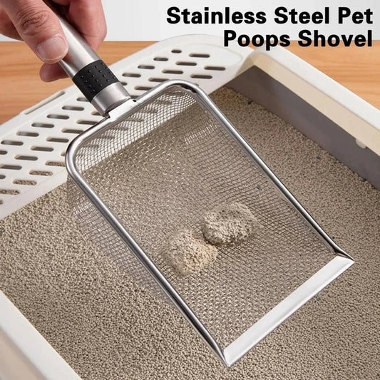 Heavy Duty Stainless Steel Cat Litter Scoop SifterHeavy Duty Stainless Steel Cat Litter Scoop Sifter


🐾 Stainless Steel Cat Litter Scoop with Ergonomic Handle

Make litter box cleaning faster, easier, and more hygHappy PawsHappy PawsHeavy Duty Stainless Steel Cat Litter Scoop