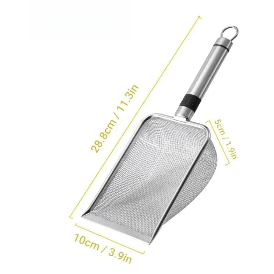 Heavy Duty Stainless Steel Cat Litter Scoop SifterHeavy Duty Stainless Steel Cat Litter Scoop Sifter


🐾 Stainless Steel Cat Litter Scoop with Ergonomic Handle

Make litter box cleaning faster, easier, and more hygHappy PawsHappy PawsHeavy Duty Stainless Steel Cat Litter Scoop