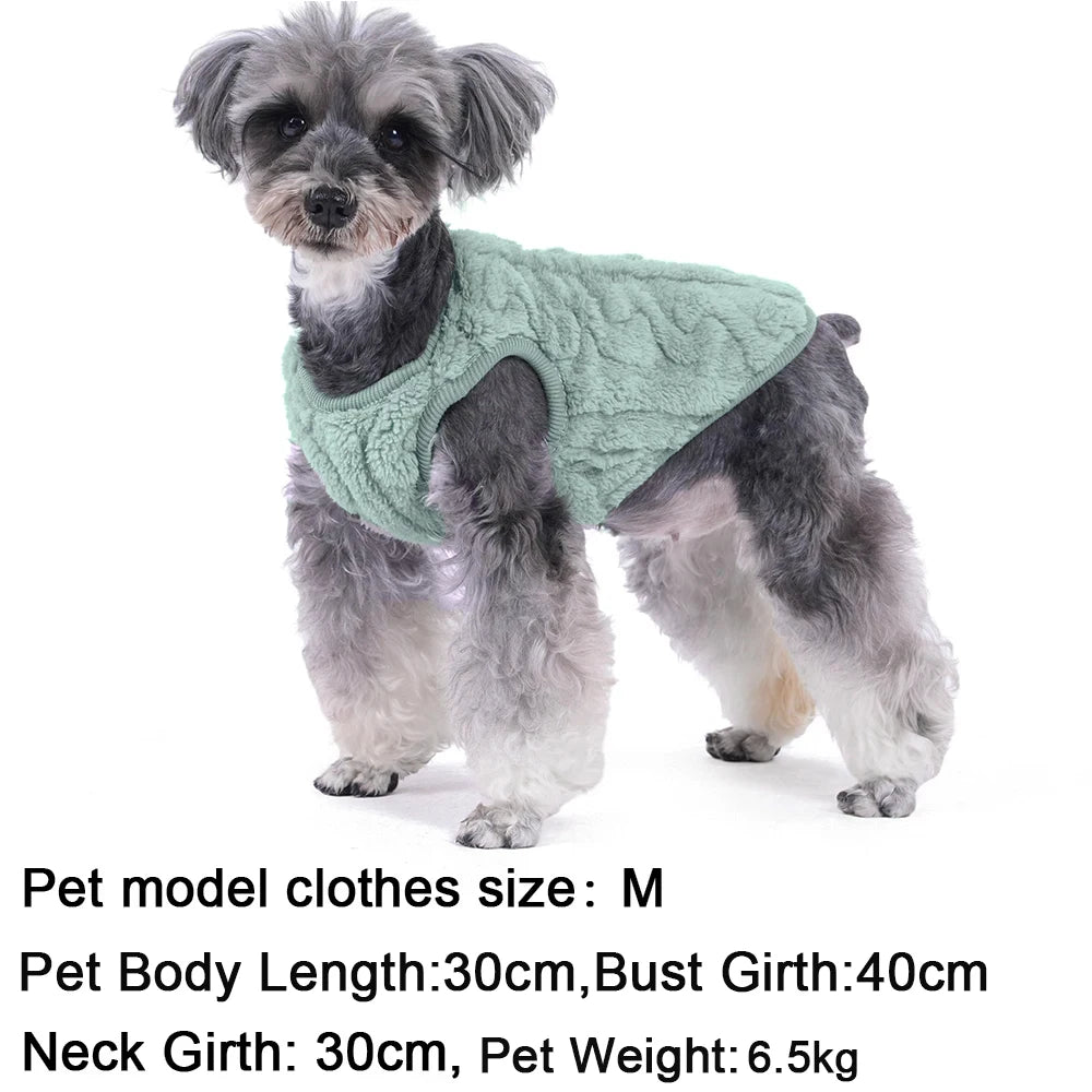 Soft Fleece Dog Sweater for Small Dogs & Cats