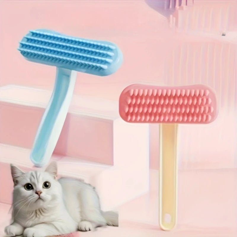 Gentle Pet Grooming Brush for Cats Dogs & Rabbits