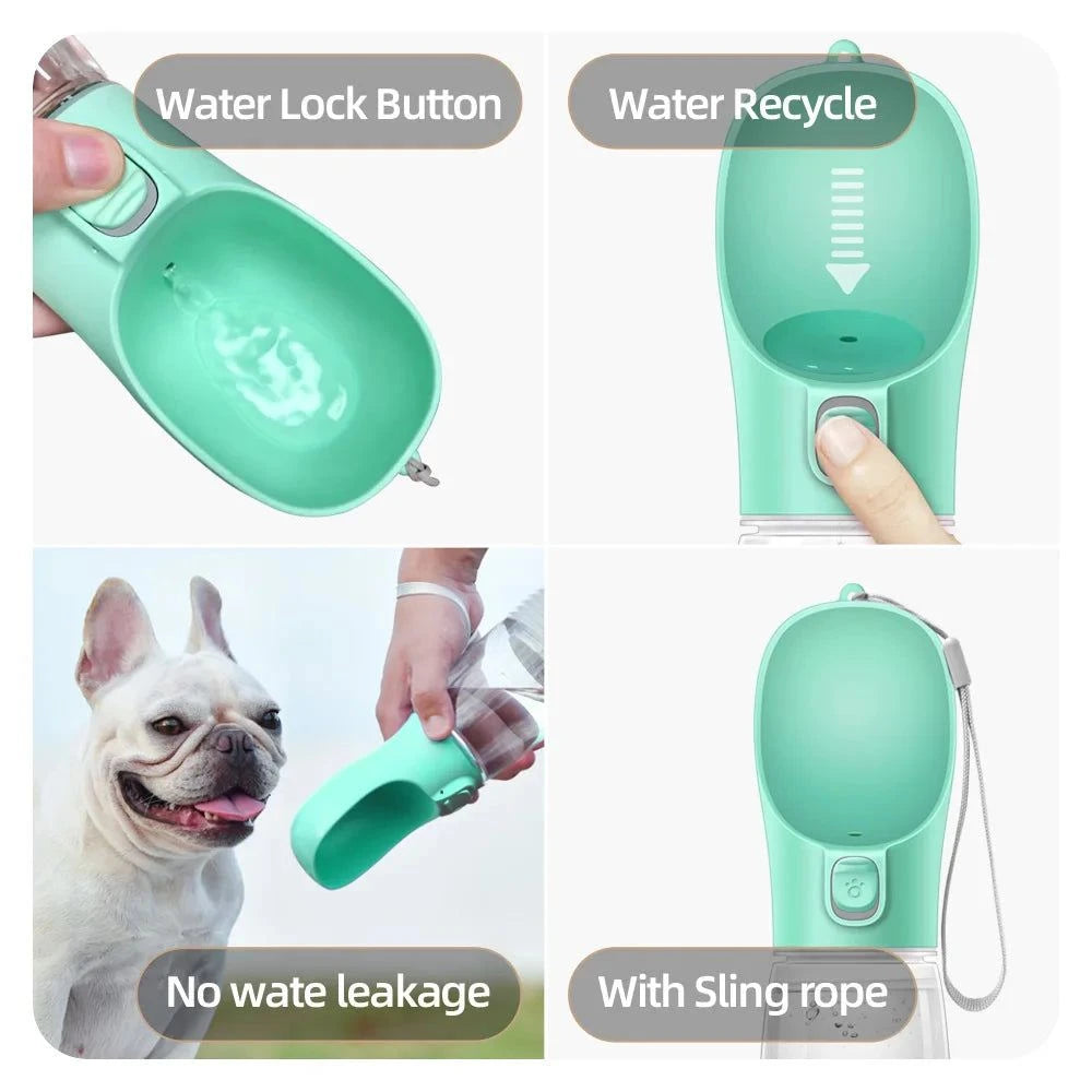 Portable Dog Water Bottle Leakproof Travel Bowl💧 Portable Dog Water Bottle – Leakproof Travel Bowl
Keep your pet hydrated wherever you go with this Portable Dog Water Bottle, designed for walks, hikes, road tripHappy PawsHappy PawsPortable Dog Water Bottle