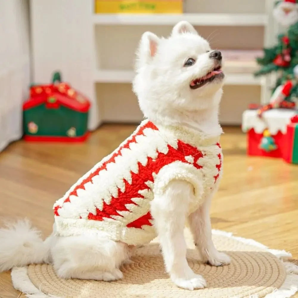 Christmas Dog Sweatshirt Warm Velvet Puppy Hoodie🎄 Christmas Dog Sweatshirt – Windproof Velvet Winter Hoodie
Make your pup holiday-ready with this Christmas Dog Sweatshirt, designed to keep your furry friend warm,Happy PawsHappy PawsChristmas Dog Sweatshirt
