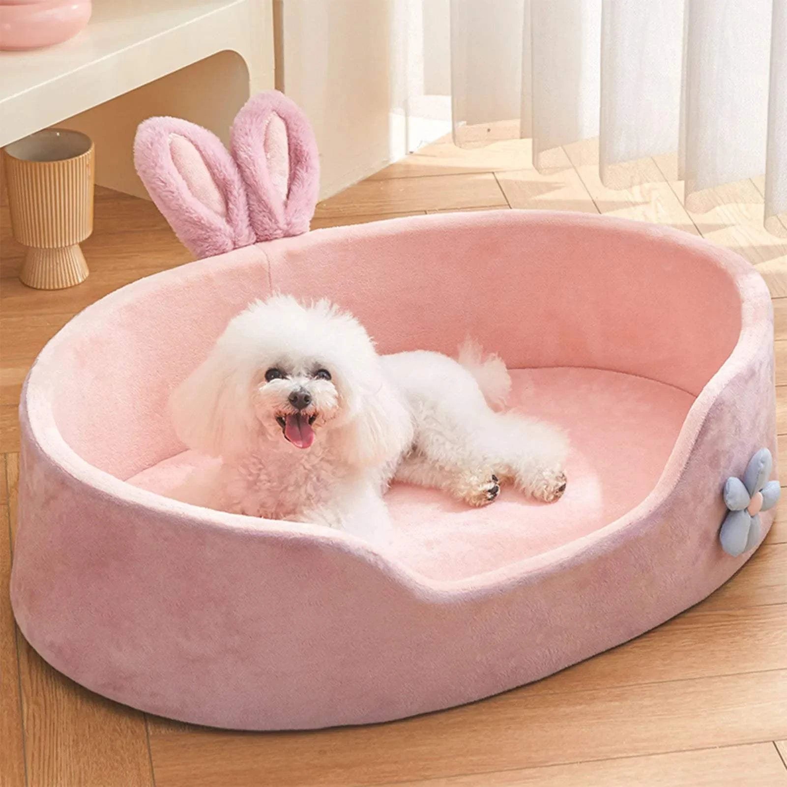 Detachable Washable Pet Bed Soft Four Season Comfort🐾 Detachable Washable easy cleaning