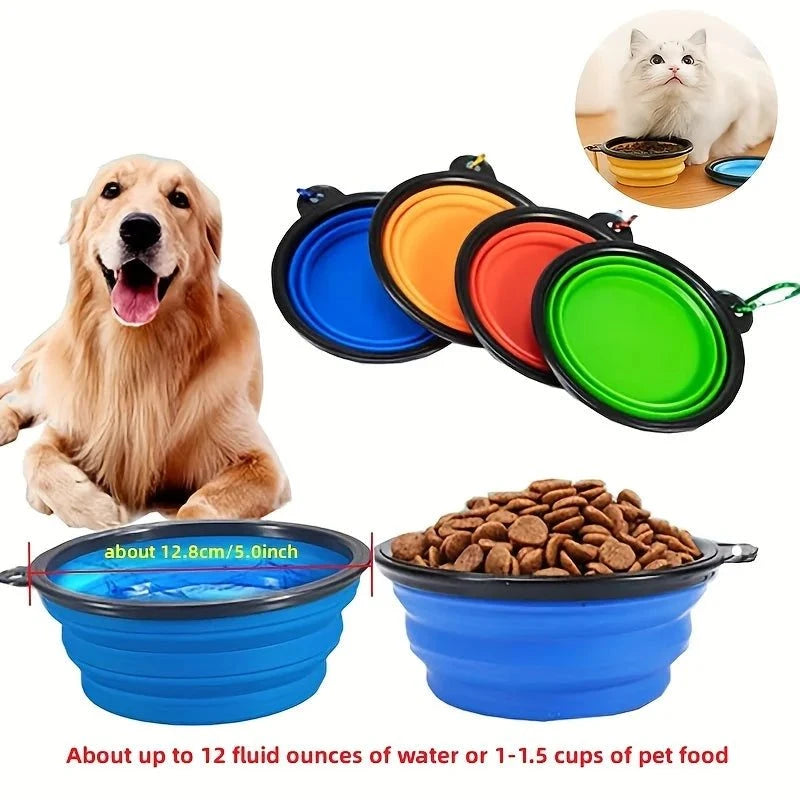 Collapsible Silicone Pets Bowl Portable Travel🐶 Collapsible Silicone Pet Bowl – Portable Travel DesignMake feeding and hydration easy anywhere you go with this Collapsible Silicone Pet Bowl, designed for traveHappy PawsHappy PawsCollapsible Silicone Pet Bowl