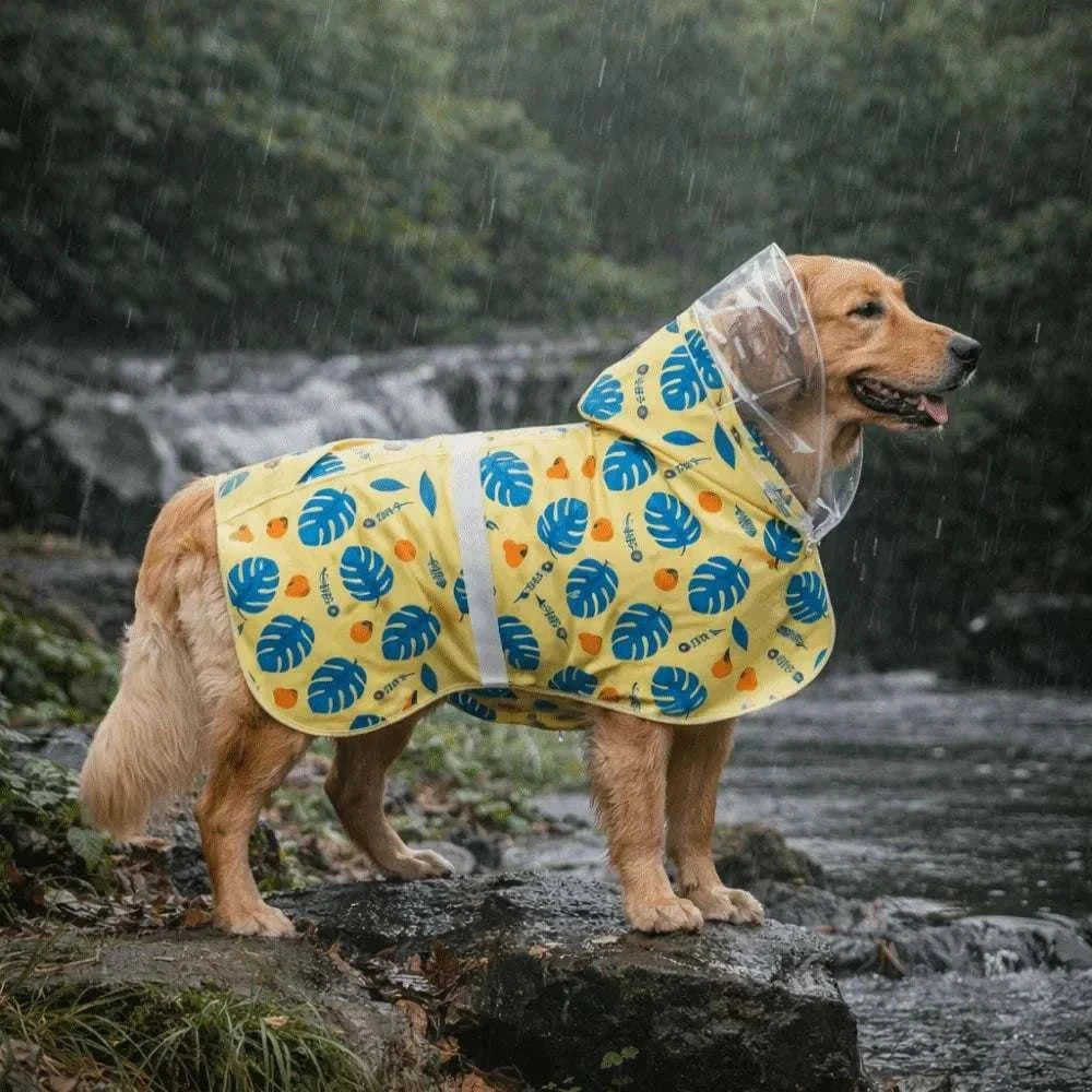 Pet Waterproof Reflective Windproof Raincoat for DogsKeep your furry friend stylish and protected with this Pet Waterproof Reflective Windproof Raincoat for Dogs . Designed for dogs of all sizes, this Pet Waterproof ReHappy PawsHappy PawsPet Waterproof