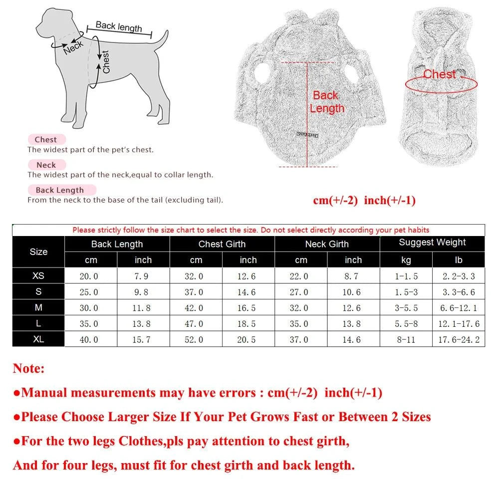 Soft Fleece Dog Hoodie Coat for Small & Medium Dogs🐶 Soft Fleece Dog Hoodie Coat for Small &amp; Medium Dogs
Keep your pet warm, cozy, and stylish with this Soft Fleece Dog Hoodie Coat designed for small and medium Happy PawsHappy PawsSoft Fleece Dog Hoodie