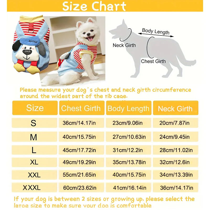 Thick Winter Dog Clothes for Teddy & Bichon