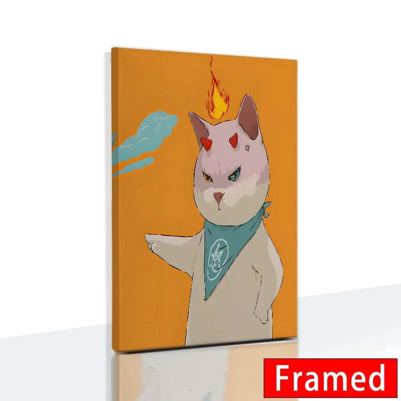 Funny Cute Cat Framed Canvas Wall Art🐾 Quirky Wall Art for Cat Lovers
Bring a playful touch to your space with this Funny Cute Cat Framed Canvas Wall Art! Featuring an adorable cat holding a phone, thiHappy PawsHappy PawsFunny Cute Cat Framed Canvas
