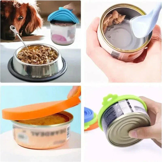 Colorful Reusable Pets Food Can Covers