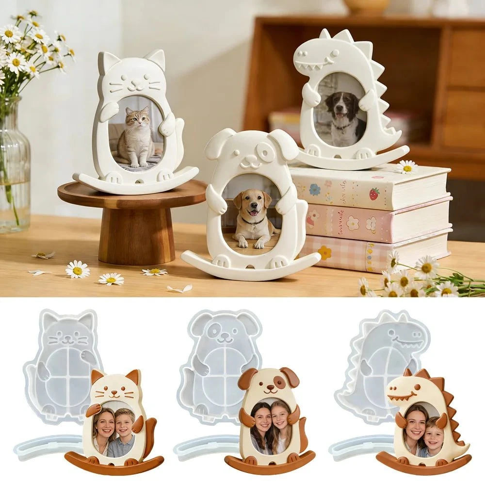 Animal Photo Frame Silicone Mold for DIY ResinAnimal Photo Frame Silicone Mold for DIY Resin – Create Unique Handmade MemoriesAnimal Photo Frame Silicone Mold for DIY ResinAnimal Photo Frame Silicone Mold for DIHappy PawsHappy PawsAnimal Photo Frame Silicone Mold