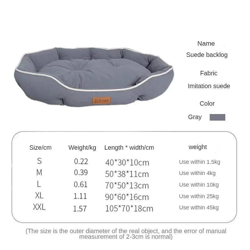 Large Washable Dog Bed Plush Mat for Home🐶 Large Washable Dog Bed – Plush Comfort Mat
Give your dog the space and comfort they deserve with this Large Washable Dog Bed, designed for bigger breeds and pets Happy PawsHappy PawsLarge Washable Dog Bed