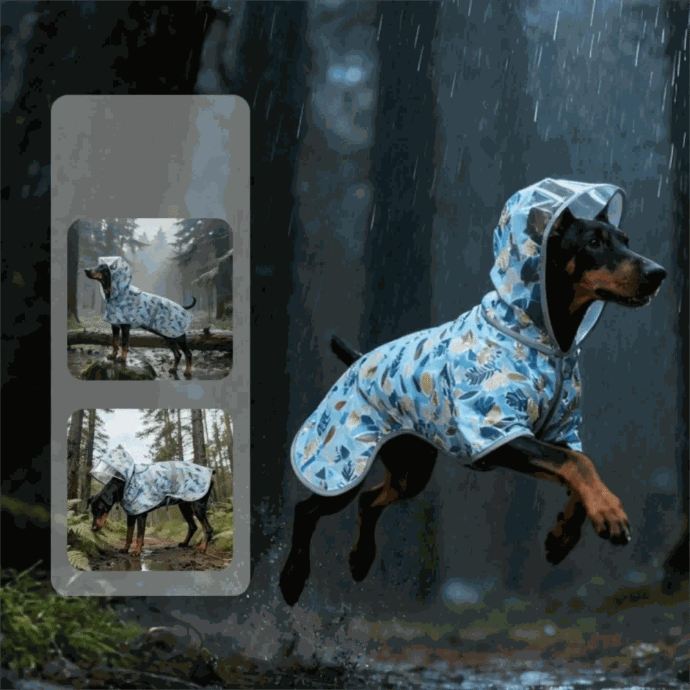 Pet Waterproof Reflective Windproof Raincoat for DogsKeep your furry friend stylish and protected with this Pet Waterproof Reflective Windproof Raincoat for Dogs . Designed for dogs of all sizes, this Pet Waterproof ReHappy PawsHappy PawsPet Waterproof
