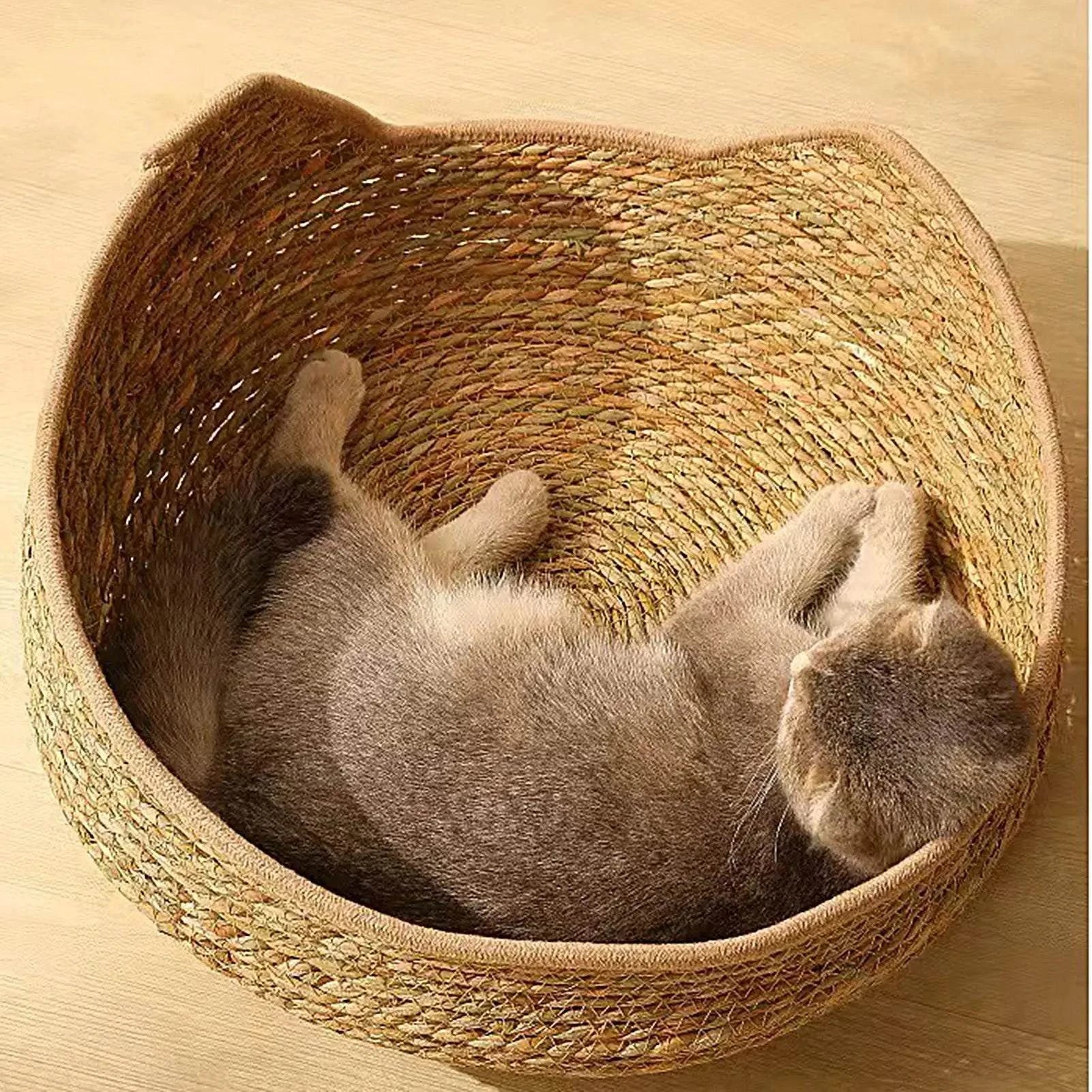 Bamboo Woven Pet Bed Sofa with Removable Cushion🛋️ Bamboo Woven Pet Bed Sofa with Removable Cushion
Upgrade your pet’s comfort with this beautifully crafted Bamboo Woven Pet Bed Sofa, designed for both style and Happy PawsHappy PawsBamboo Woven Pet Bed