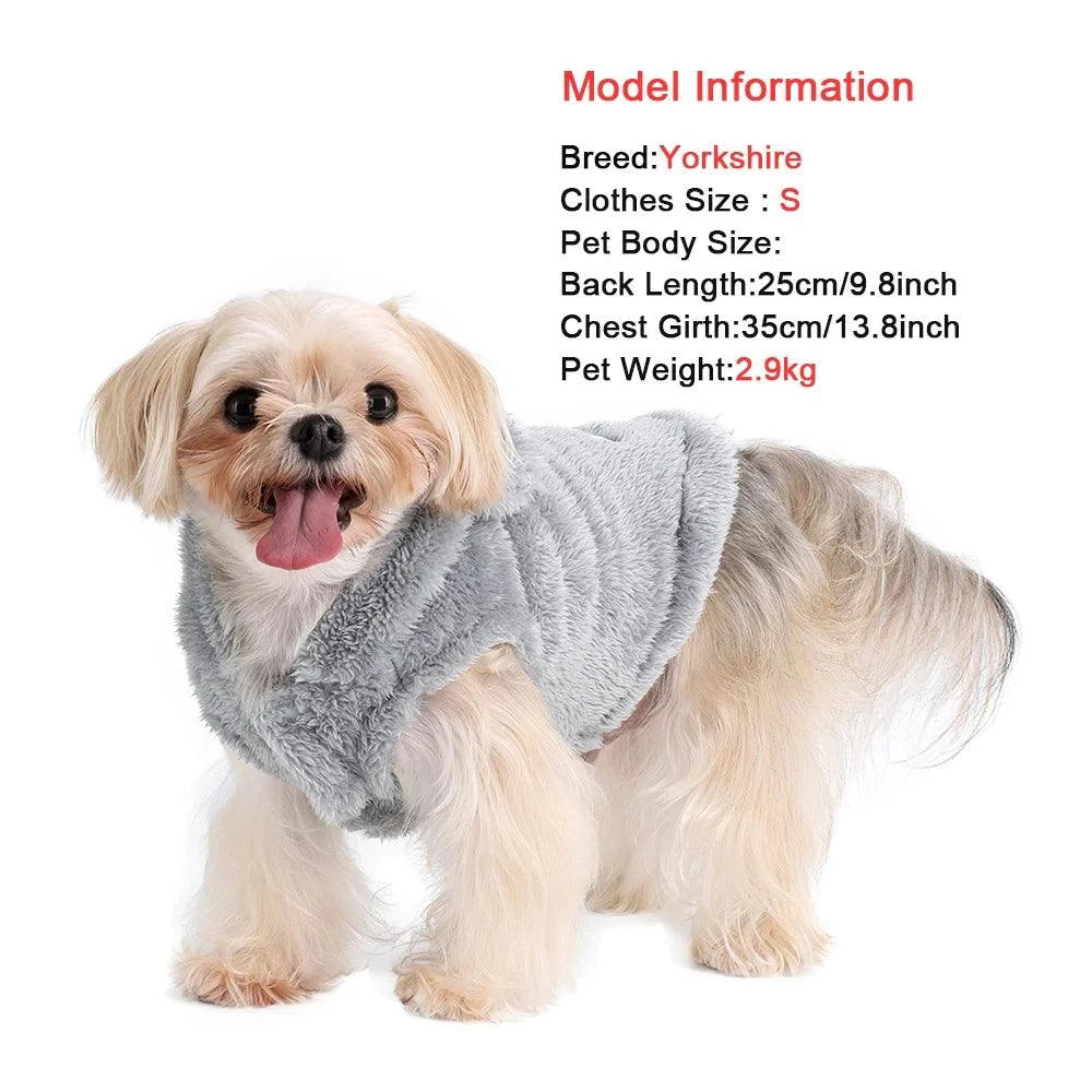 Soft Fleece Dog Hoodie Coat for Small & Medium Dogs🐶 Soft Fleece Dog Hoodie Coat for Small &amp; Medium Dogs
Keep your pet warm, cozy, and stylish with this Soft Fleece Dog Hoodie Coat designed for small and medium Happy PawsHappy PawsSoft Fleece Dog Hoodie