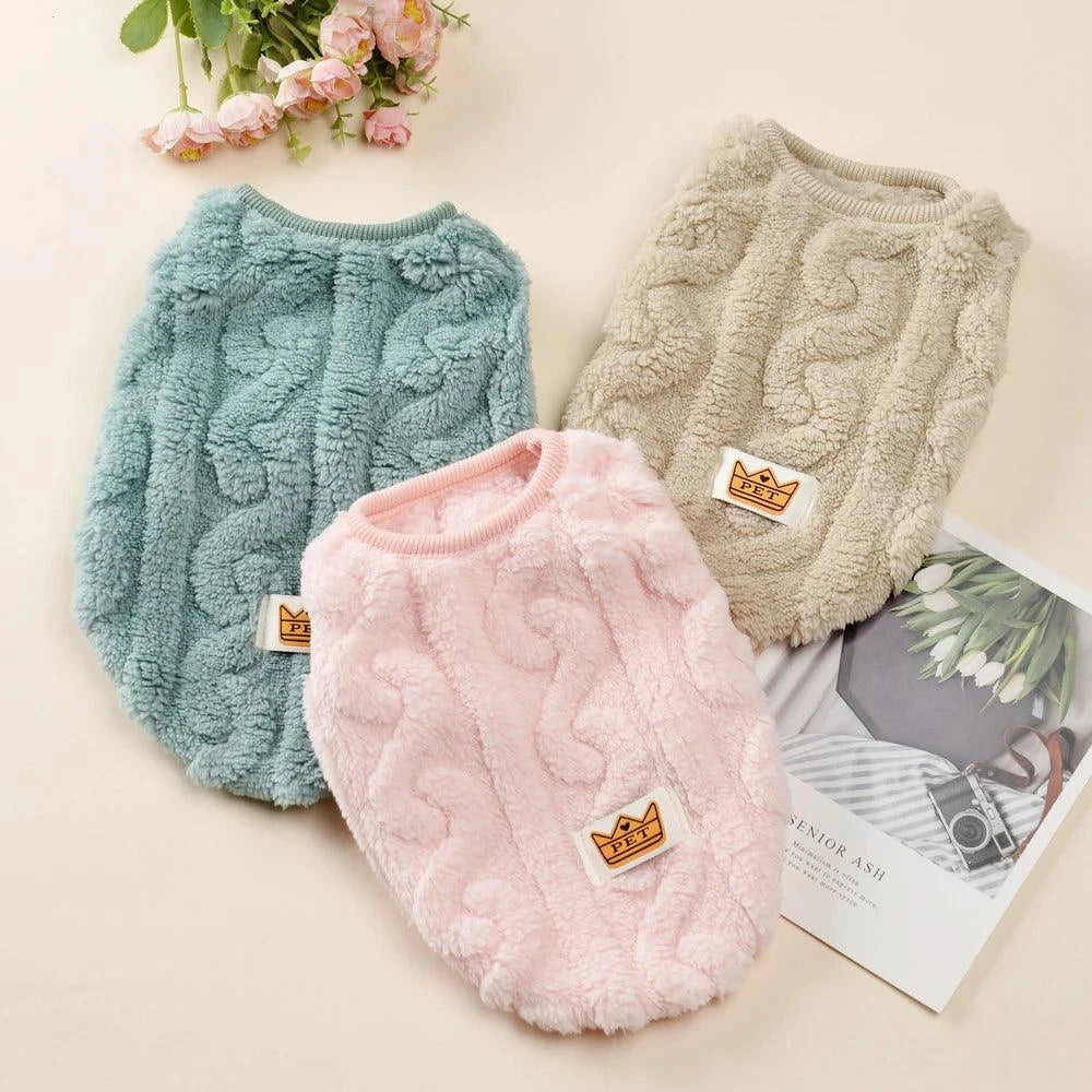 Soft Fleece Dog Sweater for Small Dogs & Cats🐶 Soft Fleece Dog Sweater for Small Dogs &amp; Cats
Keep your furry friend warm and cozy during colder months with this Soft Fleece Dog Sweater designed for small dHappy PawsHappy PawsSoft Fleece Dog Sweater