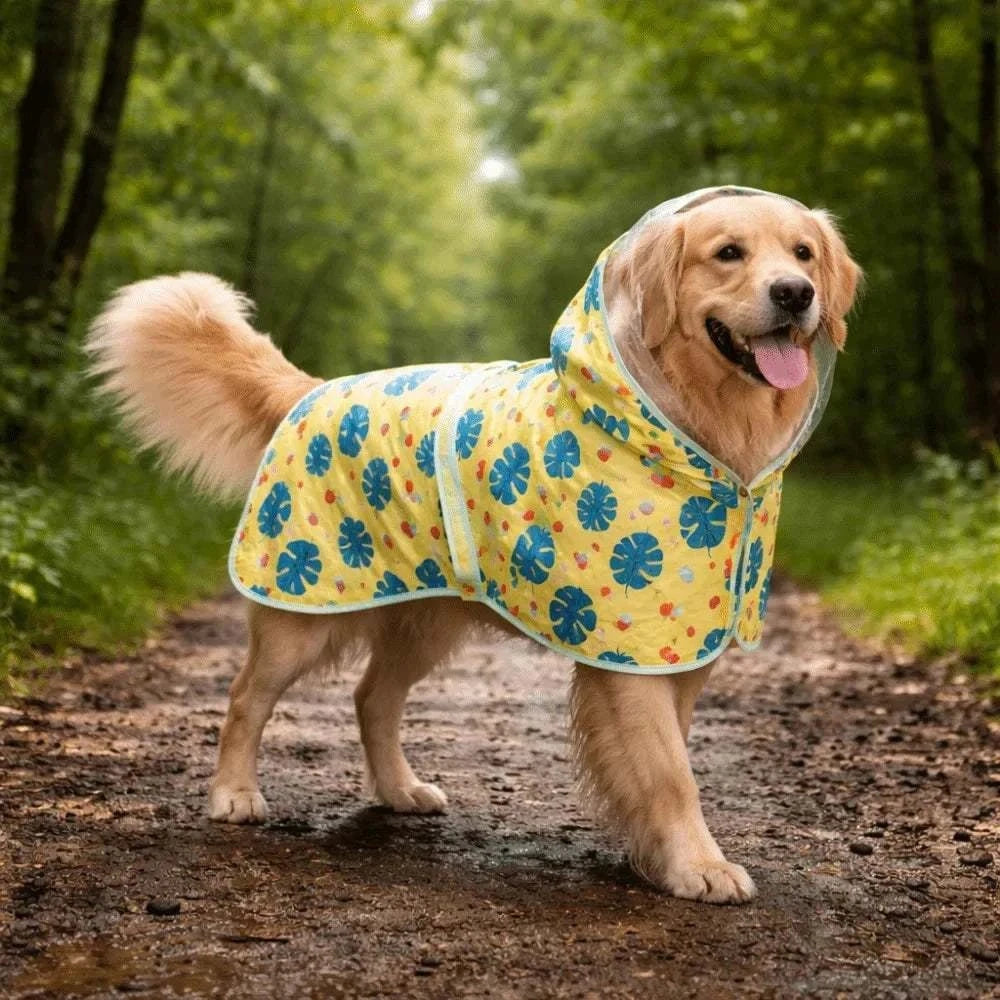 Pet Waterproof Reflective Windproof Raincoat for DogsKeep your furry friend stylish and protected with this Pet Waterproof Reflective Windproof Raincoat for Dogs . Designed for dogs of all sizes, this Pet Waterproof ReHappy PawsHappy PawsPet Waterproof