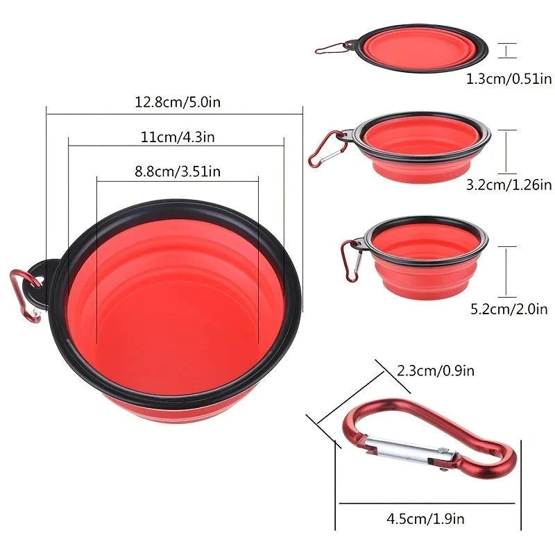 Collapsible Silicone Pets Bowl Portable Travel🐶 Collapsible Silicone Pet Bowl – Portable Travel DesignMake feeding and hydration easy anywhere you go with this Collapsible Silicone Pet Bowl, designed for traveHappy PawsHappy PawsCollapsible Silicone Pet Bowl