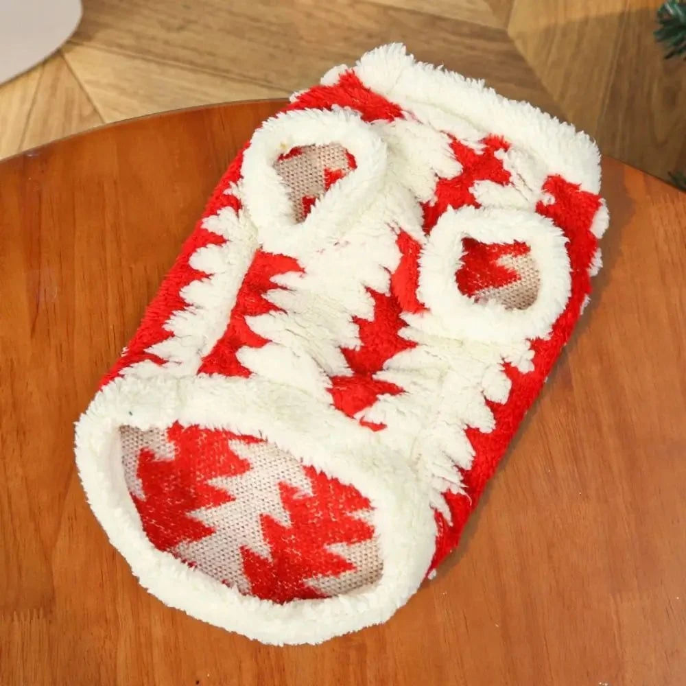 Christmas Dog Sweatshirt Warm Velvet Puppy Hoodie🎄 Christmas Dog Sweatshirt – Windproof Velvet Winter Hoodie
Make your pup holiday-ready with this Christmas Dog Sweatshirt, designed to keep your furry friend warm,Happy PawsHappy PawsChristmas Dog Sweatshirt